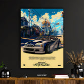 BMW M3 GTR – Need for Speed Most Wanted Poster